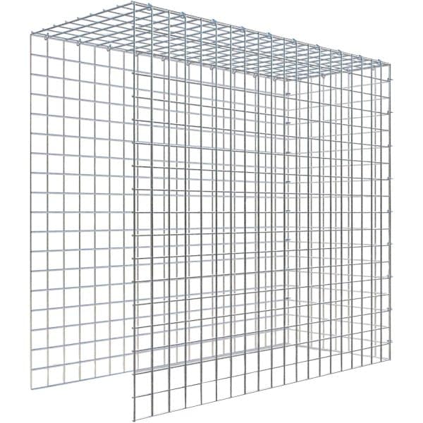Gabiona C-Ring-Gabione-Anbaukorb Typ 4 90 x 100 x 40 cm Maschenw 5 x 5 cm