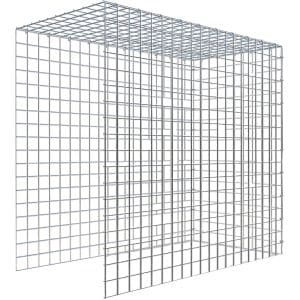 Gabiona C-Ring-Gabione-Anbaukorb Typ 4 90 x 100 x 50 cm Maschenw 5 x 5 cm
