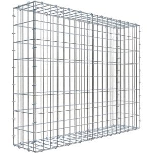 Gabiona C-Ring Gabionenkorb 100 cm x 80 cm x 20 cm Maschenweite 5 cm x 10 cm