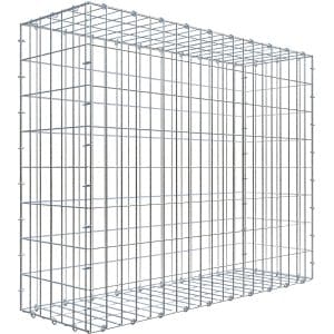 Gabiona C-Ring Gabionenkorb 100 cm x 80 cm x 30 cm Maschenweite 5 cm x 10 cm