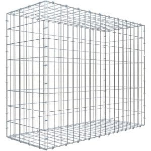 Gabiona C-Ring Gabionenkorb 100 cm x 80 cm x 40 cm Maschenweite 5 cm x 10 cm