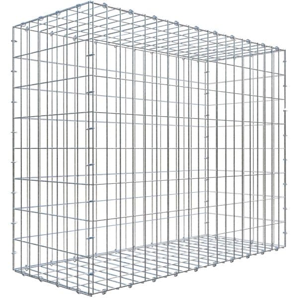 Gabiona C-Ring Gabionenkorb 100 cm x 80 cm x 40 cm Maschenweite 5 cm x 10 cm