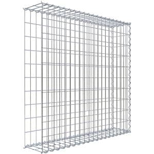 Gabiona Gabione-Anbaukorb Typ 2 100 x 100 x 20 cm Maschenw 5 x 10 cm