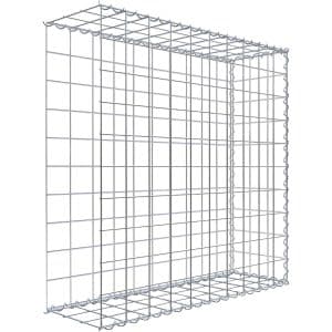 Gabiona Gabione-Anbaukorb Typ 2 100 x 100 x 30 cm Maschenw 10 x 10 cm