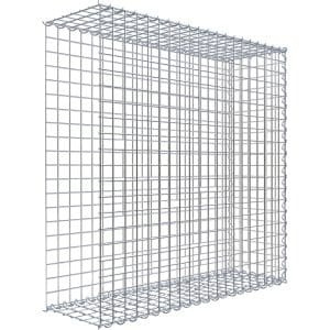 Gabiona Gabione-Anbaukorb Typ 2 100 x 100 x 30 cm Maschenw 5 x 5 cm