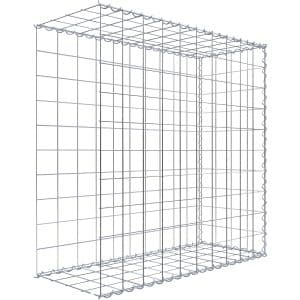 Gabiona Gabione-Anbaukorb Typ 2 100 x 100 x 40 cm Maschenw 10 x 10 cm