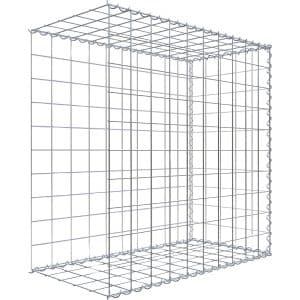 Gabiona Gabione-Anbaukorb Typ 2 100 x 100 x 50 cm Maschenw 10 x 10 cm