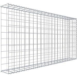 Gabiona Gabione-Anbaukorb Typ 2 100 x 200 x 20 cm Maschenw 10 x 10 cm
