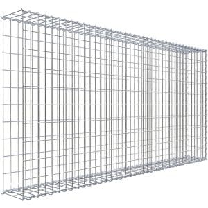 Gabiona Gabione-Anbaukorb Typ 2 100 x 200 x 20 cm Maschenw 5 x 10 cm