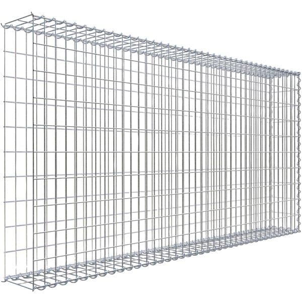 Gabiona Gabione-Anbaukorb Typ 2 100 x 200 x 20 cm Maschenw 5 x 10 cm