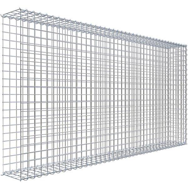 Gabiona Gabione-Anbaukorb Typ 2 100 x 200 x 20 cm Maschenw 5 x 5 cm