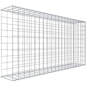 Gabiona Gabione-Anbaukorb Typ 2 100 x 200 x 30 cm Maschenw 10 x 10 cm