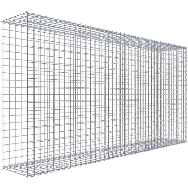 Gabiona Gabione-Anbaukorb Typ 2 100 x 200 x 30 cm Maschenw 5 x 5 cm