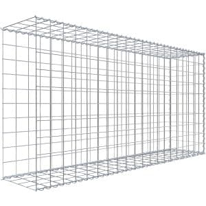 Gabiona Gabione-Anbaukorb Typ 2 100 x 200 x 40 cm Maschenw 10 x 10 cm