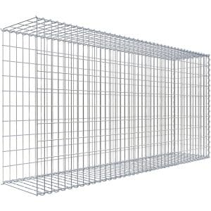 Gabiona Gabione-Anbaukorb Typ 2 100 x 200 x 40 cm Maschenw 5 x 10 cm