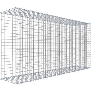 Gabiona Gabione-Anbaukorb Typ 2 100 x 200 x 40 cm Maschenw 5 x 5 cm