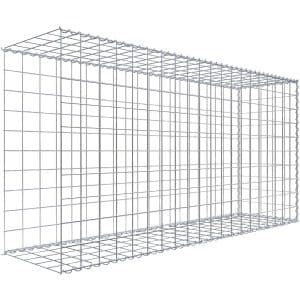 Gabiona Gabione-Anbaukorb Typ 2 100 x 200 x 50 cm Maschenw 10 x 10 cm