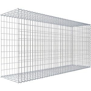 Gabiona Gabione-Anbaukorb Typ 2 100 x 200 x 50 cm Maschenw 5 x 10 cm