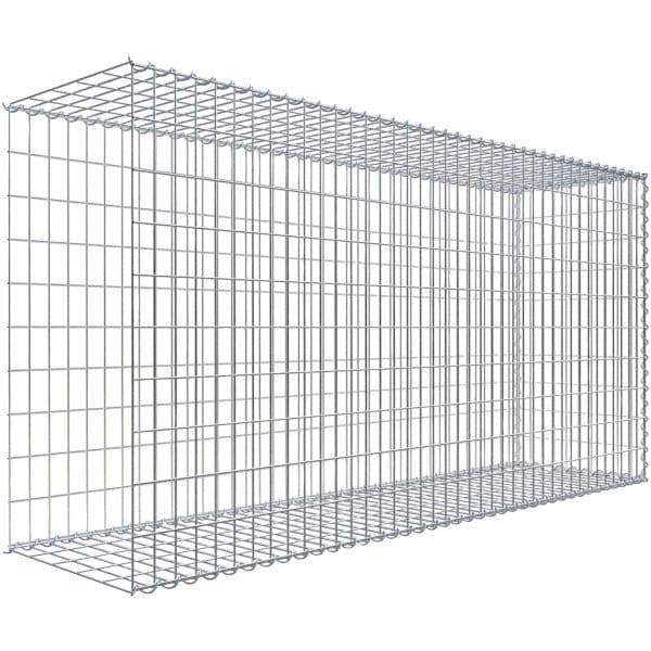 Gabiona Gabione-Anbaukorb Typ 2 100 x 200 x 50 cm Maschenw 5 x 10 cm