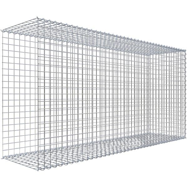 Gabiona Gabione-Anbaukorb Typ 2 100 x 200 x 50 cm Maschenw 5 x 5 cm