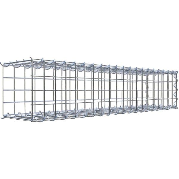 Gabiona Gabione-Anbaukorb Typ 2 20 x 100 x 20 cm Maschenw 5 x 5 cm