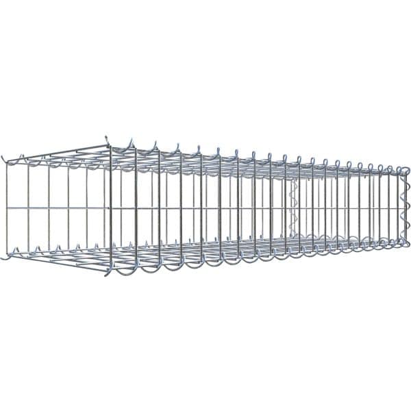 Gabiona Gabione-Anbaukorb Typ 2 20 x 100 x 40 cm Maschenw 5 x 10 cm
