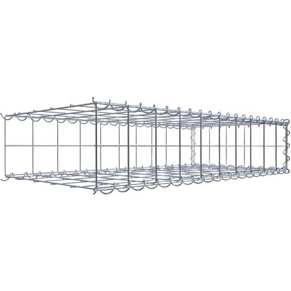 Gabiona Gabione-Anbaukorb Typ 2 20 x 100 x 50 cm Maschenw 10 x 10 cm