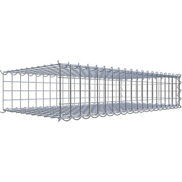 Gabiona Gabione-Anbaukorb Typ 2 20 x 100 x 50 cm Maschenw 5 x 5 cm