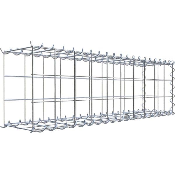Gabiona Gabione-Anbaukorb Typ 2 30 x 100 x 20 cm Maschenw 10 x 10 cm