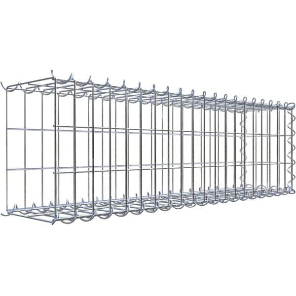 Gabiona Gabione-Anbaukorb Typ 2 30 x 100 x 20 cm Maschenw 5 x 10 cm