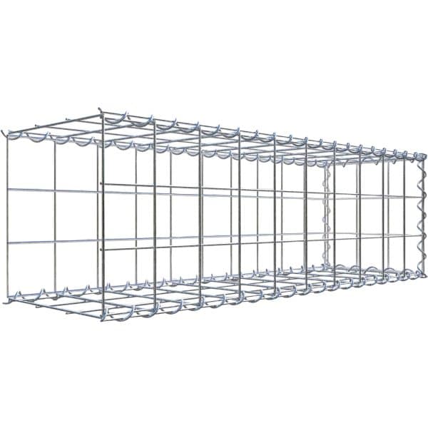 Gabiona Gabione-Anbaukorb Typ 2 30 x 100 x 30 cm Maschenw 10 x 10 cm