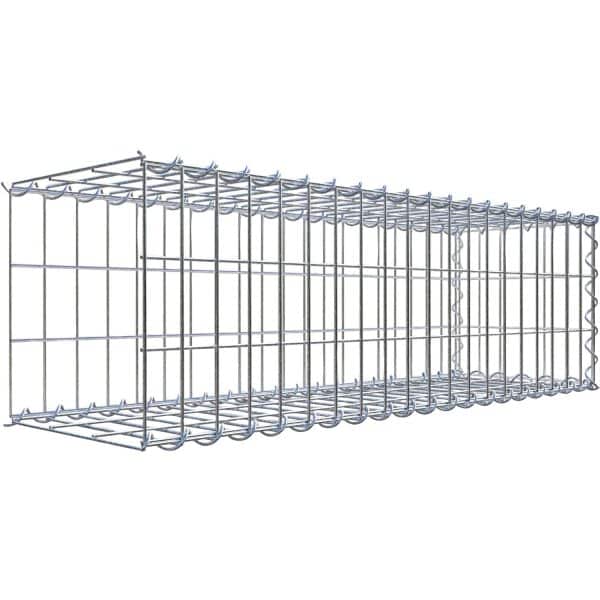 Gabiona Gabione-Anbaukorb Typ 2 30 x 100 x 30 cm Maschenw 5 x 10 cm
