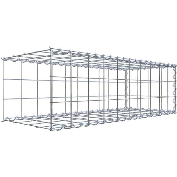 Gabiona Gabione-Anbaukorb Typ 2 30 x 100 x 40 cm Maschenw 10 x 10 cm