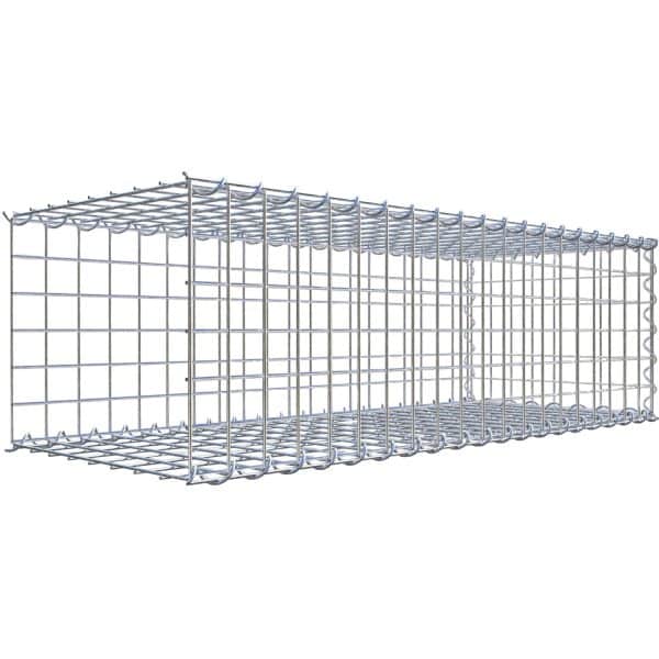 Gabiona Gabione-Anbaukorb Typ 2 30 x 100 x 40 cm Maschenw 5 x 5 cm