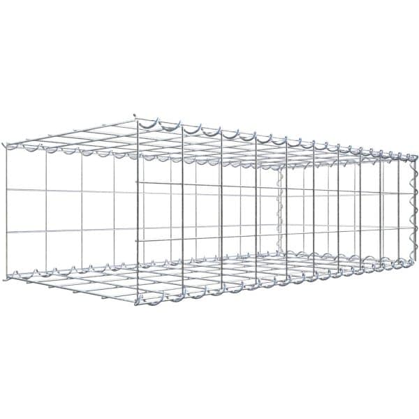 Gabiona Gabione-Anbaukorb Typ 2 30 x 100 x 50 cm Maschenw 10 x 10 cm