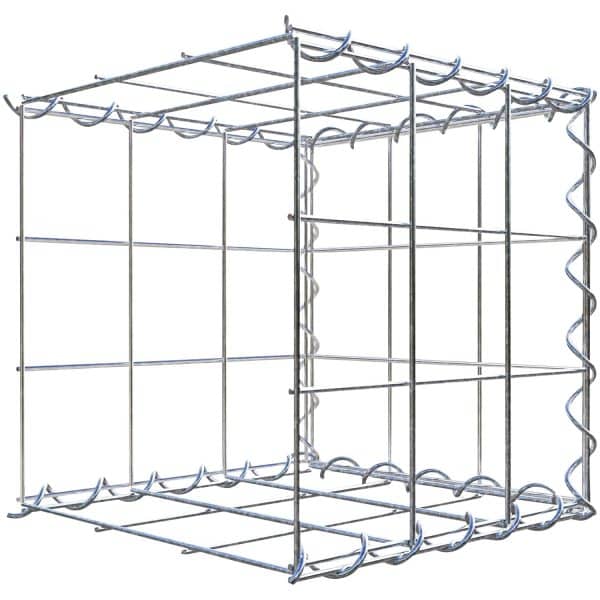 Gabiona Gabione-Anbaukorb Typ 2 30 x 30 x 30 cm Maschenw 10 x 10 cm