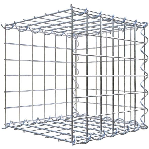Gabiona Gabione-Anbaukorb Typ 2 30 x 30 x 30 cm Maschenw 5 x 5 cm