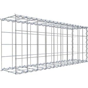 Gabiona Gabione-Anbaukorb Typ 2 40 x 100 x 20 cm Maschenw 10 x 10 cm