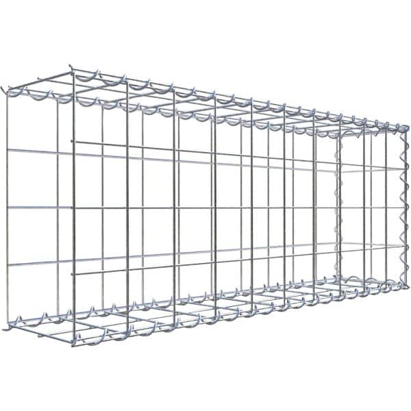 Gabiona Gabione-Anbaukorb Typ 2 40 x 100 x 20 cm Maschenw 10 x 10 cm