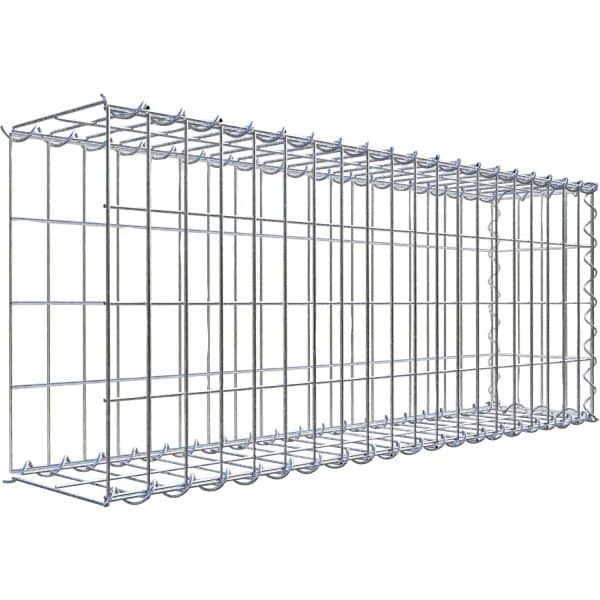 Gabiona Gabione-Anbaukorb Typ 2 40 x 100 x 20 cm Maschenw 5 x 10 cm