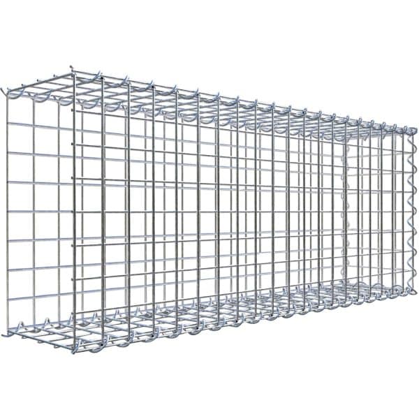 Gabiona Gabione-Anbaukorb Typ 2 40 x 100 x 20 cm Maschenw 5 x 5 cm