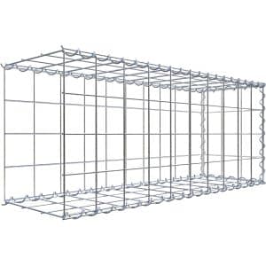 Gabiona Gabione-Anbaukorb Typ 2 40 x 100 x 30 cm Maschenw 10 x 10 cm