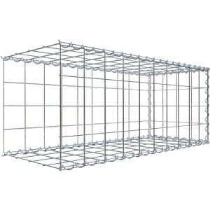 Gabiona Gabione-Anbaukorb Typ 2 40 x 100 x 40 cm Maschenw 10 x 10 cm