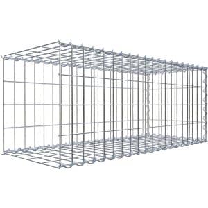 Gabiona Gabione-Anbaukorb Typ 2 40 x 100 x 40 cm Maschenw 5 x 10 cm