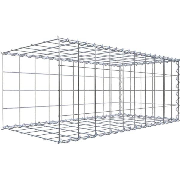 Gabiona Gabione-Anbaukorb Typ 2 40 x 100 x 50 cm Maschenw 10 x 10 cm