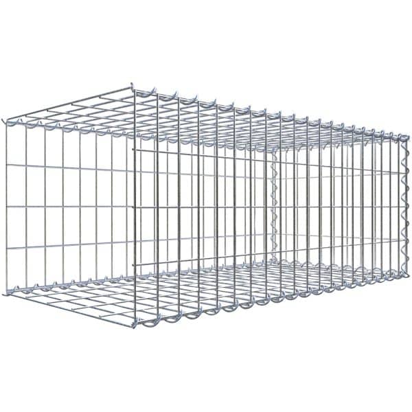 Gabiona Gabione-Anbaukorb Typ 2 40 x 100 x 50 cm Maschenw 5 x 10 cm