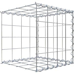 Gabiona Gabione-Anbaukorb Typ 2 40 x 40 x 40 cm Maschenw 10 x 10 cm