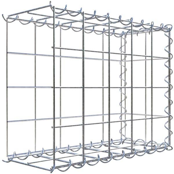 Gabiona Gabione-Anbaukorb Typ 2 40 x 50 x 20 cm Maschenw 10 x 10 cm