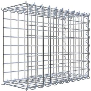 Gabiona Gabione-Anbaukorb Typ 2 40 x 50 x 20 cm Maschenw 5 x 5 cm