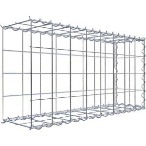 Gabiona Gabione-Anbaukorb Typ 2 40 x 80 x 20 cm Maschenw 10 x 10 cm
